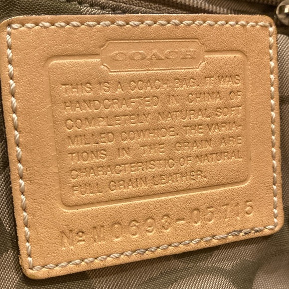 Coach Tan Pebbled Leather Hobo Shoulder Bag - Picture 6 of 11